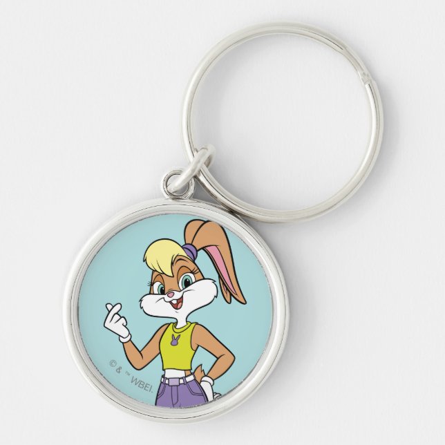 Lola Finger Heart Key Ring (Front)