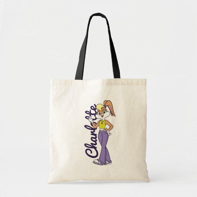 Lola Finger Heart Tote Bag (Front)