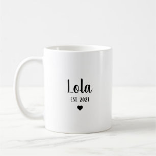 Lola Grandma Pregnancy Announcement Gift Coffee Mug