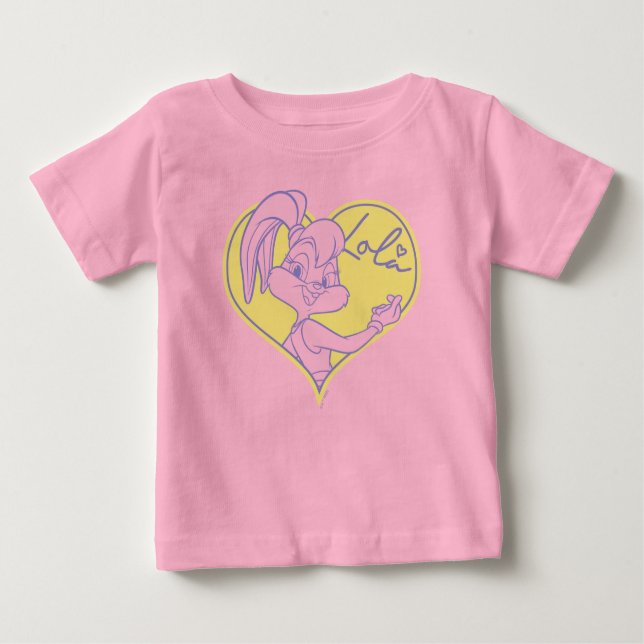 Lola Heart Signature Baby T-Shirt (Front)