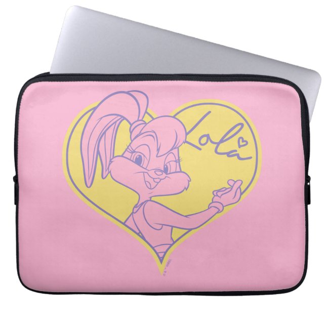 Lola Heart Signature Laptop Sleeve (Front)