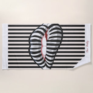Lola Lips Beach Towel