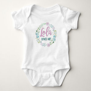 Lola Loves Me! Baby Bodysuit