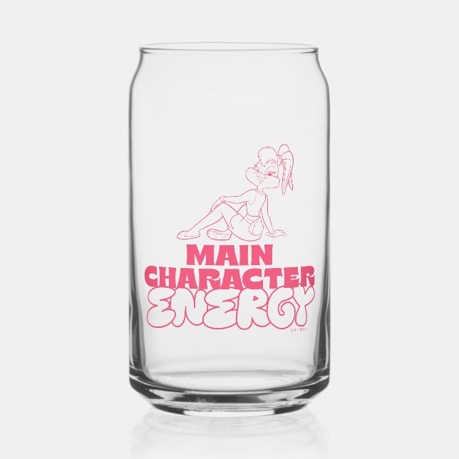 Lola Main Character Energy Can Glass (Front)