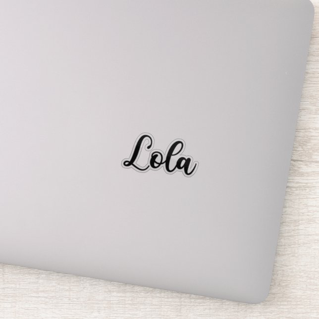 Lola Name - Handwritten Calligraphy (Detail)