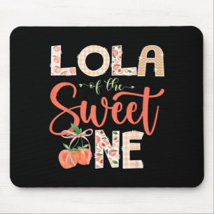 Lola Of The Sweet One Peach 1st Birthday Girl Mouse Pad