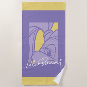 Lola Portrait Autograph Beach Towel