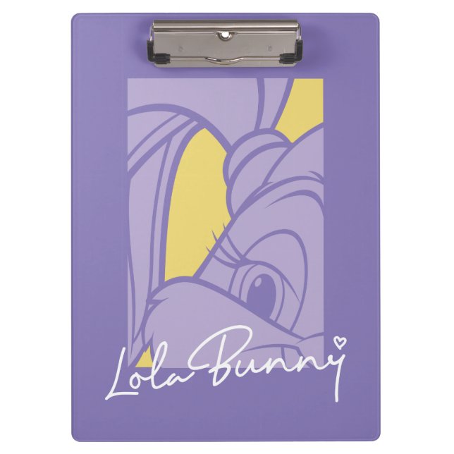 Lola Portrait Autograph Clipboard (Front)