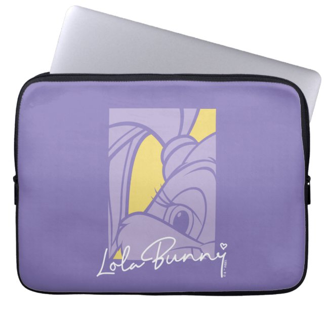 Lola Portrait Autograph Laptop Sleeve (Front)