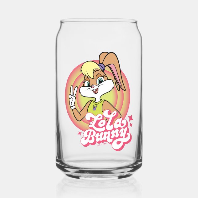 Lola Retro LOONEY TUNES™ Rings Can Glass (Front)
