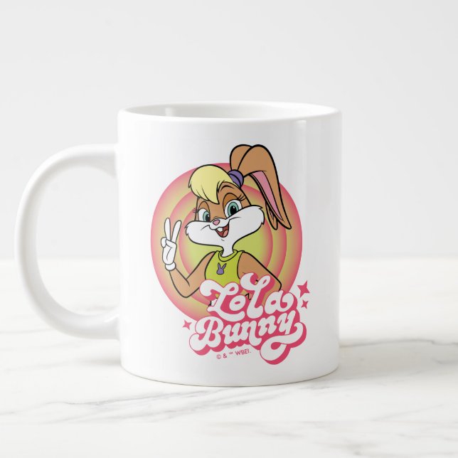 Lola Retro LOONEY TUNES™ Rings Large Coffee Mug (Left)