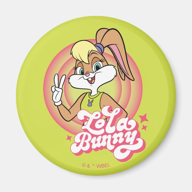 Lola Retro LOONEY TUNES™ Rings Magnet (Front)