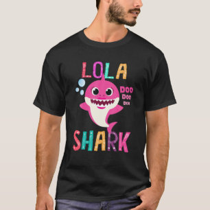 Lola Shark , Funny Mother's Day Gift For Women Mum T-Shirt