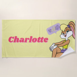 Lola Sitting Beach Towel