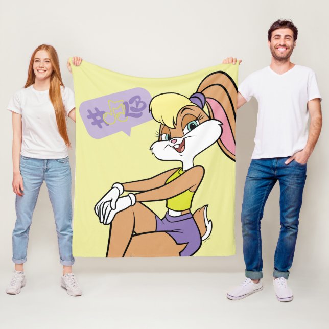 Lola Sitting Fleece Blanket (In Situ)