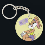 Lola Sitting Key Ring<br><div class="desc">Lola Bunny is always ready to have some fun. This image is perfect for any fan of Lola Bunny or Looney Tunes. Her sassy smile and sporty attire are iconic, making her the perfect design to personalise anything from phone cases to tote bags. Let Lola add a touch of cartoon...</div>