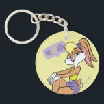 Lola Sitting Key Ring<br><div class="desc">Lola Bunny is always ready to have some fun. This image is perfect for any fan of Lola Bunny or Looney Tunes. Her sassy smile and sporty attire are iconic, making her the perfect design to personalise anything from phone cases to tote bags. Let Lola add a touch of cartoon...</div>