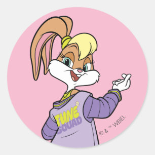 Lola TUNE SQUAD™ Varsity Heart Classic Round Sticker