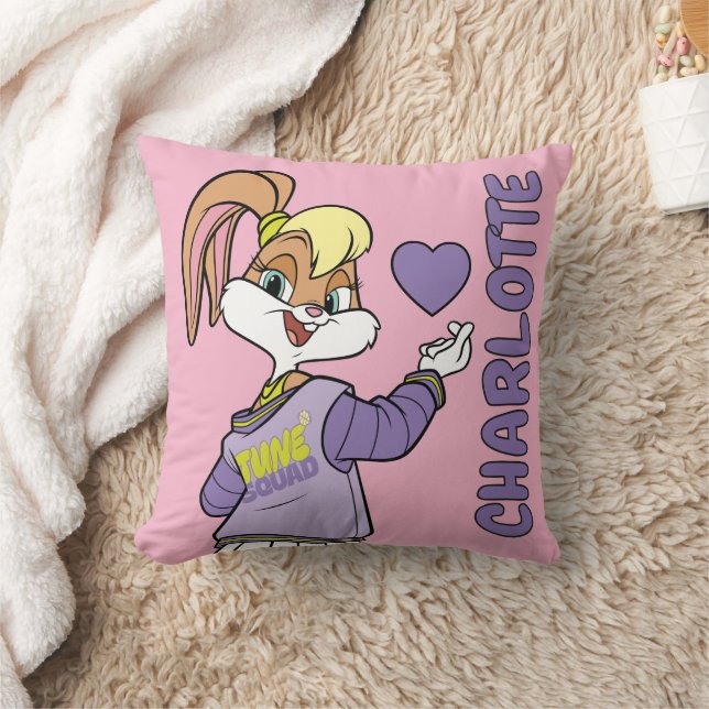 Lola TUNE SQUAD™ Varsity Heart Cushion (Blanket)