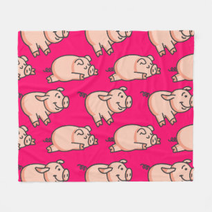 Lolailo 19 Oink Oink Fleece Blanket