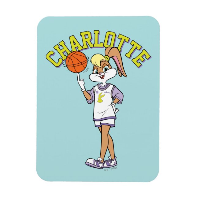 Lola's Basketball Spin Magnet (Vertical)