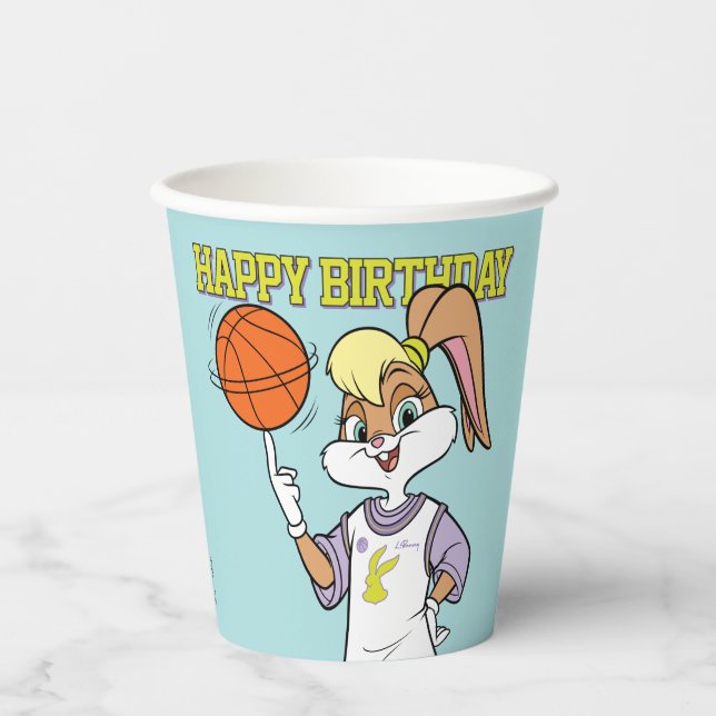 Lola's Basketball Spin Paper Cups (Front)