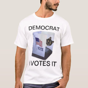 LOLCAT Liberal Votes Democrat T-Shirt
