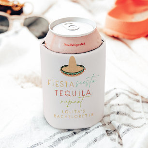 LOLITA Fiesta Siesta Tequila Bachelorette Favour Can Cooler