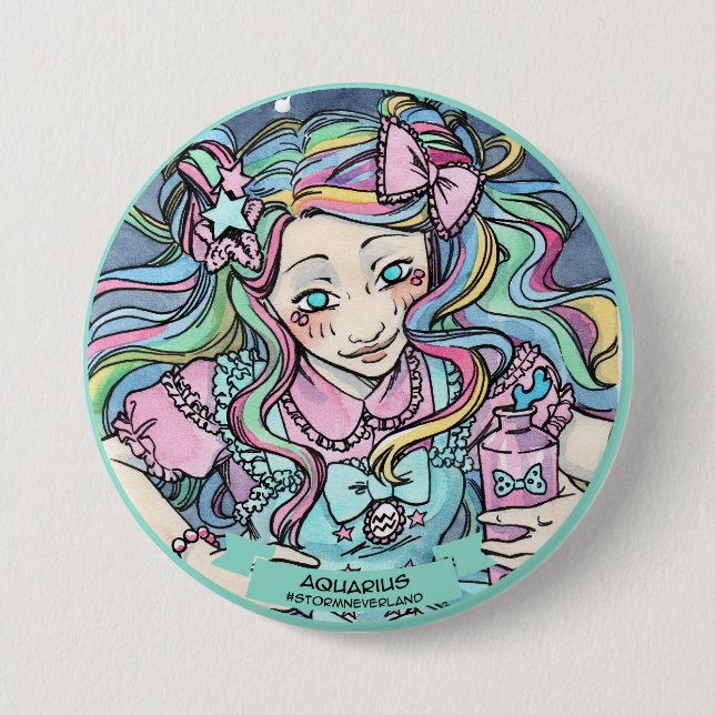 Lolita Zodiac 7.5 Cm Round Badge (Front)
