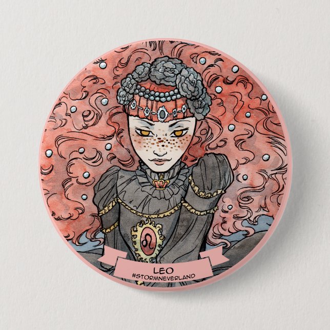 Lolita Zodiac 7.5 Cm Round Badge (Front)