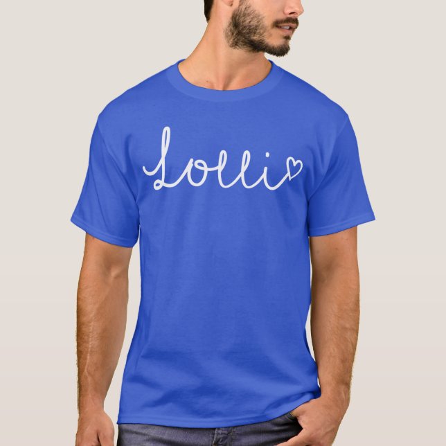 Lolli Gifts For Women Grandma Heart Mothers Day Lo T-Shirt (Front)