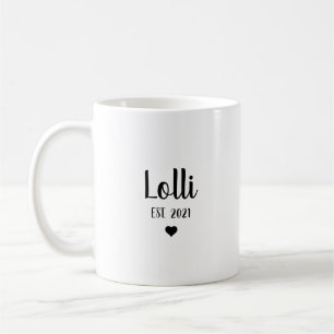 Lolli Grandma Pregnancy Announcement Gift Coffee Mug