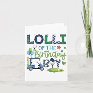 Lolli Of The Birthday Boy Hole In One Golf Sport Card