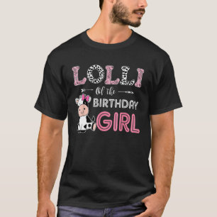 Lolli of The Birthday Girl Farm Cow Grandma Matchi T-Shirt
