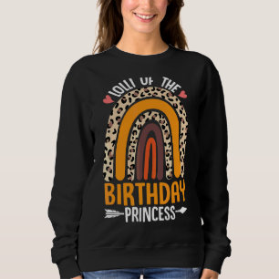 Lolli Of The Birthday Princess Rainbow Mummy Mothe Sweatshirt