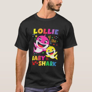 Lollie Of The Birthday Shark Dad, Mum Matching Fam T-Shirt