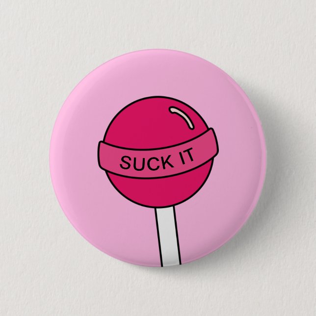 Lollipop 6 Cm Round Badge (Front)