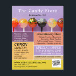 Lollipop Candy, Confectionery Supplies Advertising Flyer<br><div class="desc">Lollipop Candy,  Confectionery Supplies Advertising Flyers By The Business Card Store.</div>