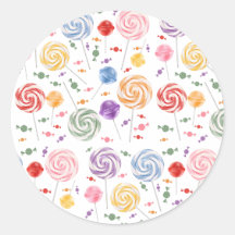 Lollipop Candy Pattern Colourful