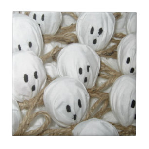 Lollipop Ghosts Ceramic Tile