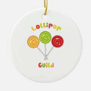Lollipop Guild Ceramic Ornament