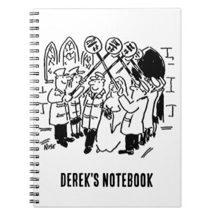 Lollipop Man Getting Married with Guard of Honour Notebook