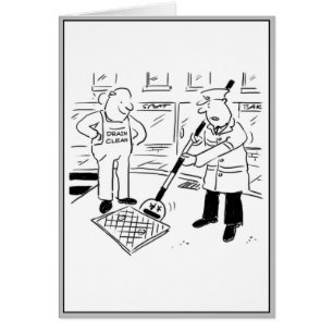 Lollipop Man Helps with Drain Cleaning