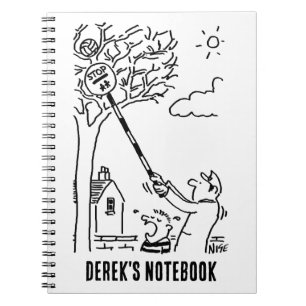 Lollipop Man is Helping Get a Ball from a Tree Notebook