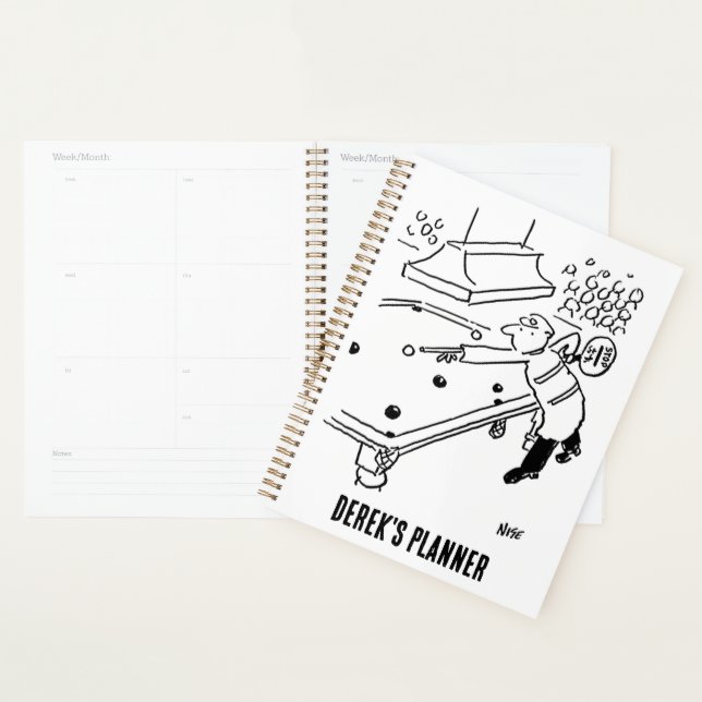 Lollipop Man is Playing Snooker Planner (Display)