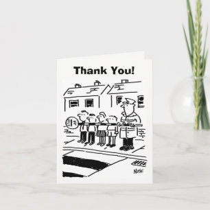 Lollipop Man Thank You! Thank You Card