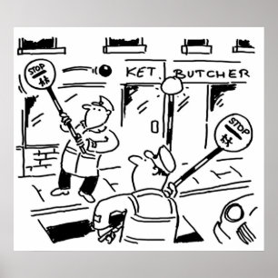 Lollipop Men are Playing Tennis Poster