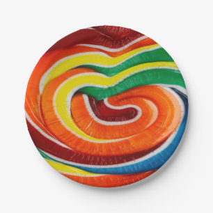 Lollipop Paper Plates
