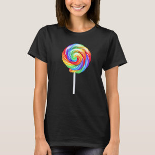 Lollipop Rainbow Sucker Candy Costume Halloween T-Shirt