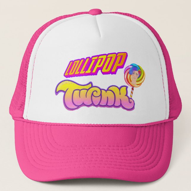 Lollipop Twink  LGBTQ+ Gay Pride Twink Hat (Front)